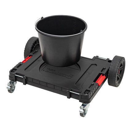 Plataforma de transporte Qbrick System ONE 2.0 Allterrain 750 x 542 x 223 mm 120 kg con ruedas giratorias metálicas y freno