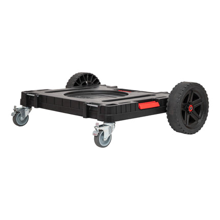 Plataforma de transporte Qbrick System ONE 2.0 Allterrain 750 x 542 x 223 mm 120 kg con ruedas giratorias metálicas y freno