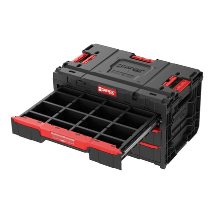 Qbrick System ONE Drawer 3 Toolbox 2.0 Toolbox 587 x 380 x 340 mm 27 l with three drawers