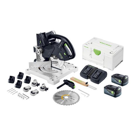 Festool SYMC 70 EB-Basic SYMMETRIC sierra de cinta a batería 36 V (2 x 18 V) 216 mm + 2x batería 5,0 Ah + cargador doble + Systainer