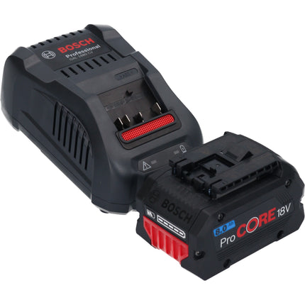 Bosch GKT 18V-52 GC Sega ad immersione professionale a batteria 18 V 140 mm BITURBO Brushless + 1x batteria ProCore 8,0 Ah + caricabatterie + modulo di connettività + L-Boxx