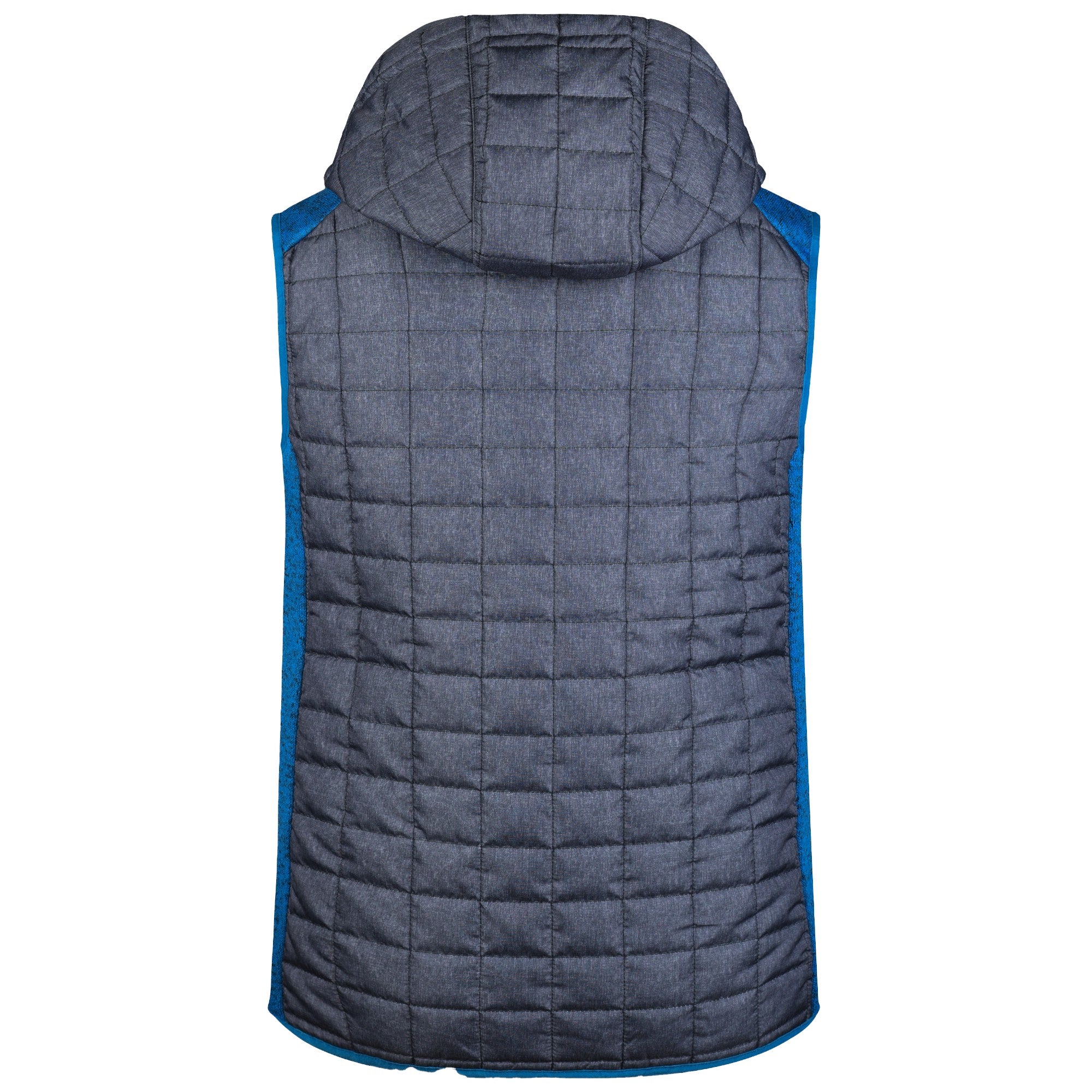 L Boxx Herren Hybrid Strickfleece Gilet Weste royal melange anthracite melange Groesse XL 1 - toolbrothers