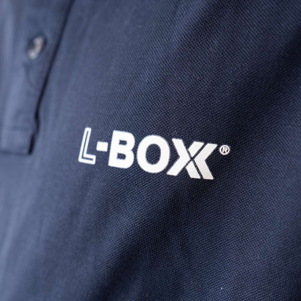 L Boxx Herren Polo Shirt navy white Groesse L 2 - toolbrothers