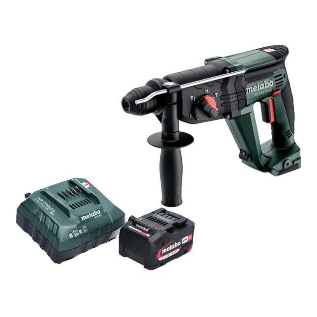 Metabo KH 18 LTX 24 cordless combihammer 18 V 2.1 J SDS Plus + 1x rechargeable battery 4.0 Ah + charger