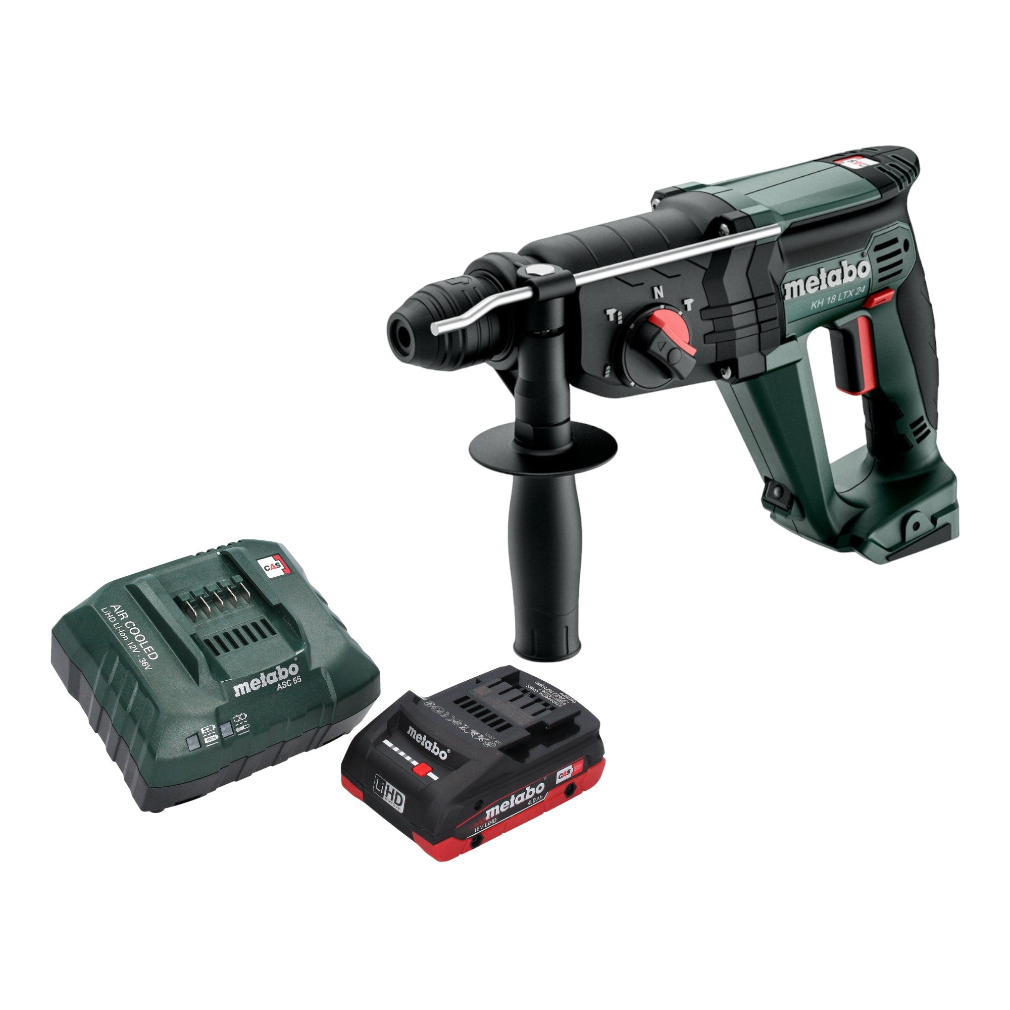 Metabo KH 18 LTX 24 Akku Kombihammer 18 V 2 1 J SDS Plus 1x LiHD Akku 4 0 Ah Ladegeraet 0 - toolbrothers
