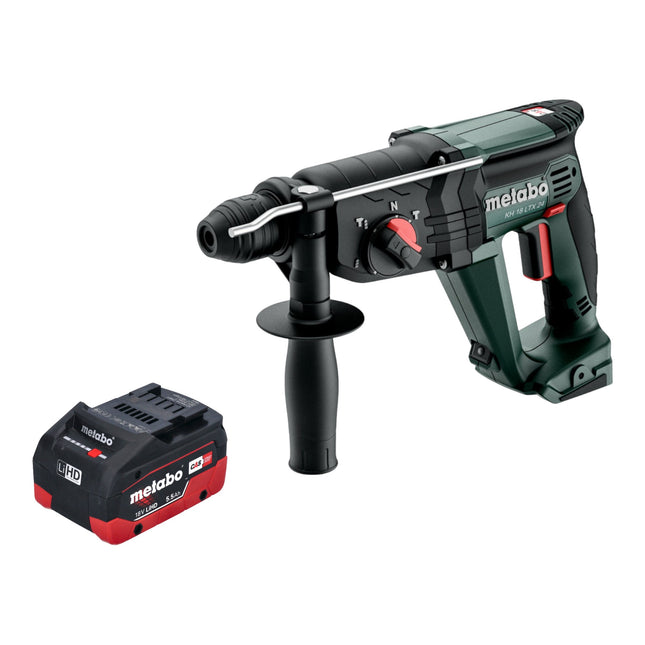 Metabo KH 18 LTX 24 cordless combihammer 18 V 2.1 J SDS Plus + 1x LiHD battery 5.5 Ah - without charger