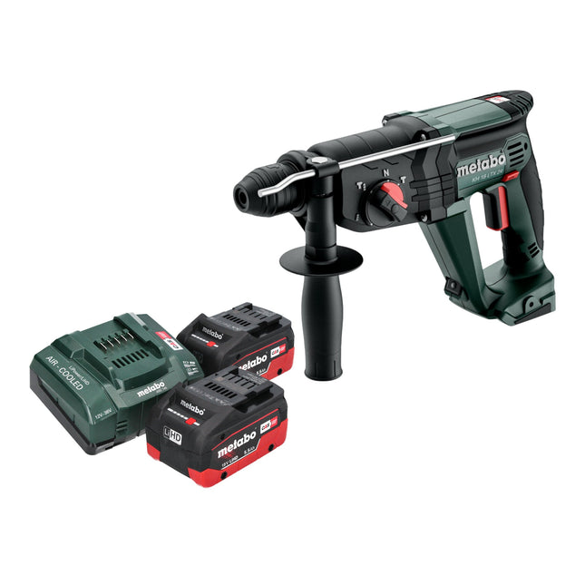Metabo KH 18 LTX 24 cordless combihammer 18 V 2.1 J SDS Plus + 2x LiHD battery 5.5 Ah + charger
