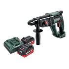 Martello combinato a batteria Metabo KH 18 LTX 24 18 V 2,1 J SDS Plus + 2x batteria LiHD 8,0 Ah + caricatore