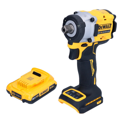 DeWalt DCF 922 N cordless impact wrench 18 V 406 Nm 1/2" brushless + 1x rechargeable battery 2.0 Ah - without charger