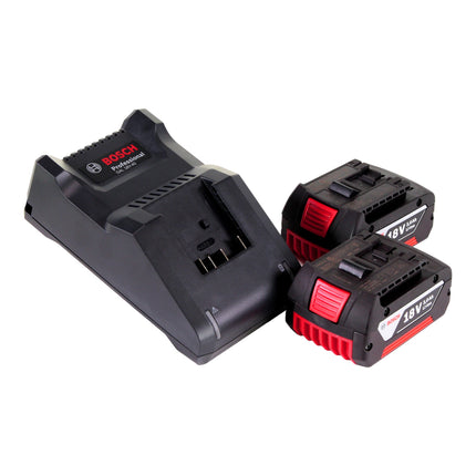 Bosch GOP 18V-34 Multi Cutter professionale a batteria 18 V Starlock Plus + 2x batteria ricaricabile 3,0 Ah + caricatore + 17 accessori + L-Boxx