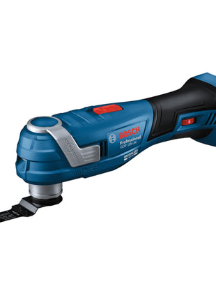 Bosch GOP 18V-34 Professional Cutter multifonctions sans fil 18 V Starlock Plus + 2x batterie 4,0 Ah + chargeur + 17 pces. d'accessoires + L-Boxx