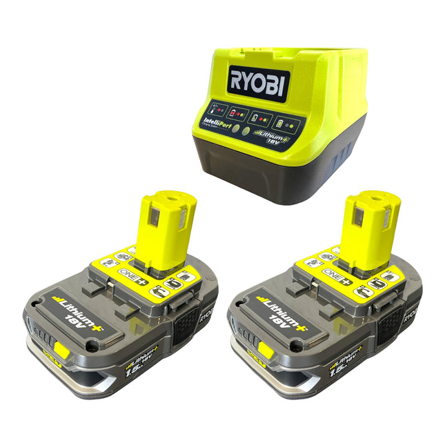 RYOBI RC18120-215X Sarter Set 18 V ONE+ mit 2x Akku 1,5 Ah + Ladegerät