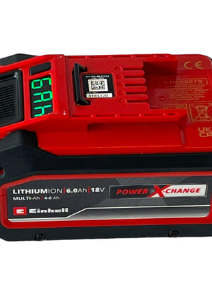 Einhell 4-6 Ah Multi-Ah Power X-Change Plus rechargeable battery 18 V 4.0 / 6.0 Ah Li-Ion ( 4511502 ) with charge level indicator