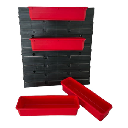 Toolbrothers RHINO Juego de contenedores nº 4 Pared de taller con 4 contenedores para L Organizador altura M+ / L y L Cajón 3