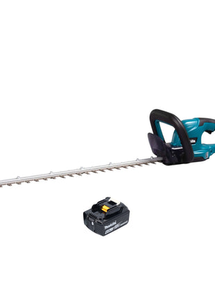 Cortasetos a batería Makita DUH 607 G 18 V 60 cm + 1x batería 6,0 Ah - sin cargador