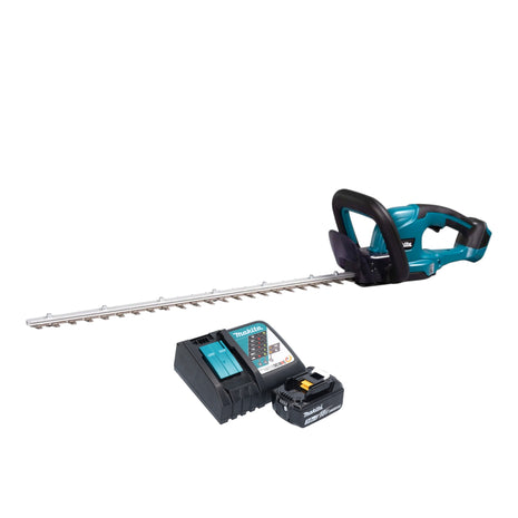 Cortasetos a batería Makita DUH 607 RF 18 V 60 cm + 1x batería 3,0 Ah + cargador