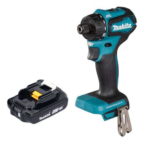 Makita DDF 083 A1 taladro atornillador inalámbrico 18 V 40 Nm 1/4'' sin escobillas + 1x batería 2,0 Ah - sin cargador