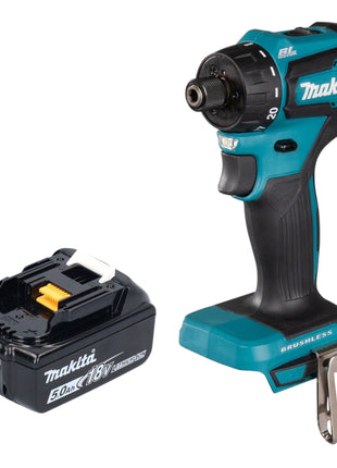 Makita DDF 083 T1 Perceuse-visseuse sans fil 18 V 40 Nm 1/4'' Brushless + 1x batterie 5,0 Ah - sans chargeur