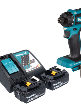 Trapano avvitatore a batteria Makita DDF 083 RM 18 V 40 Nm 1/4'' brushless + 2x batteria 4,0 Ah + caricabatterie