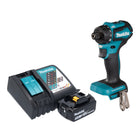 Makita DDF 083 RT1 taladro atornillador inalámbrico 18 V 40 Nm 1/4'' sin escobillas + 1x batería 5,0 Ah + cargador