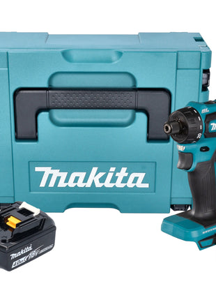 Makita DDF 083 M1J Perceuse-visseuse sans fil 18 V 40 Nm 1/4'' Brushless + 1x batterie 4,0 Ah + Makpac - sans chargeur