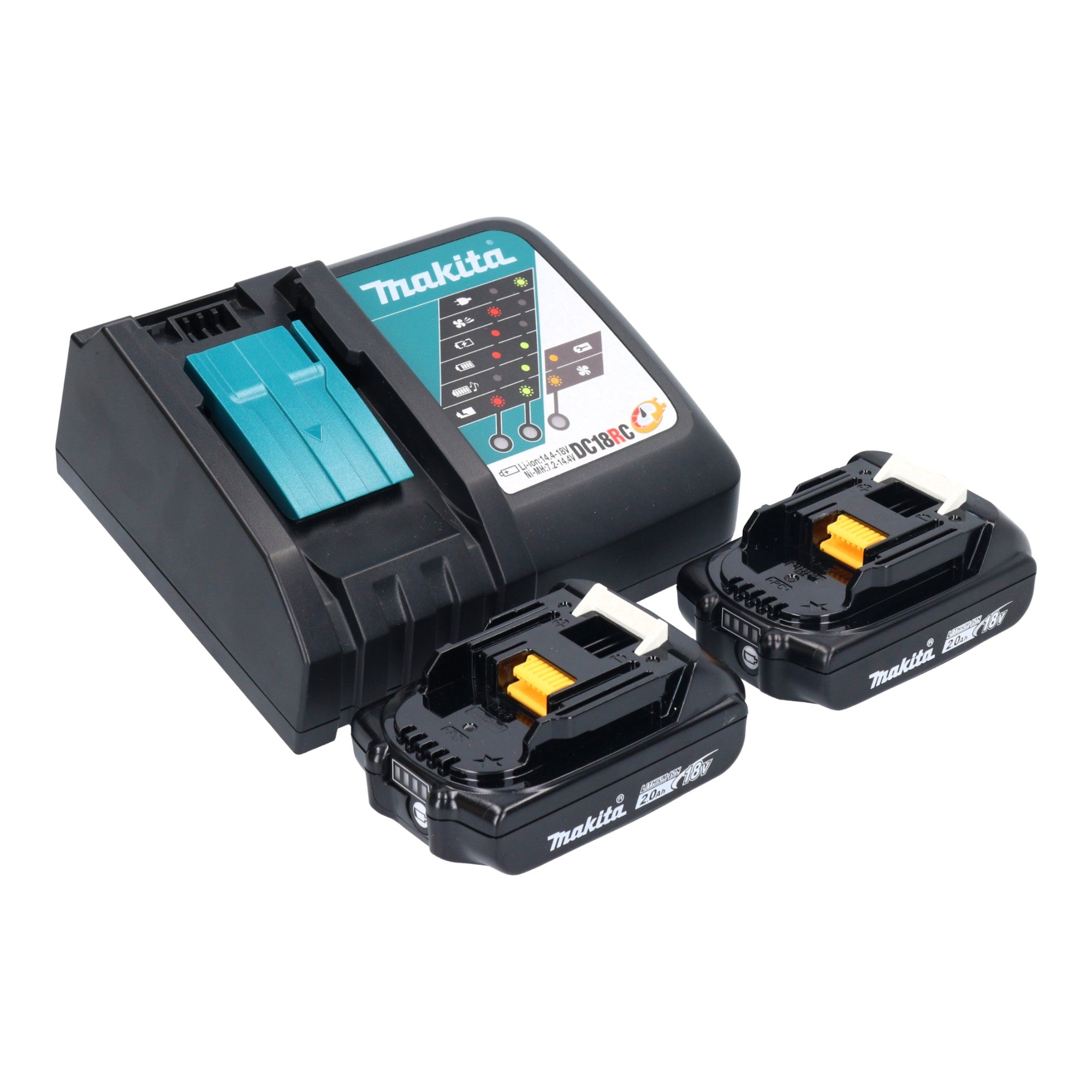 Makita DDF 083 RAJ Akku Bohrschrauber 18 V 40 Nm 1 4 Brushless 2x Akku 2 0 Ah Ladegeraet Makpac 3 - toolbrothers