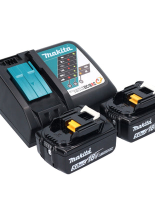 Makita DDF 083 RTJ Perceuse-visseuse sans fil 18 V 40 Nm 1/4'' Brushless + 2x batterie 5,0 Ah + chargeur + Makpac