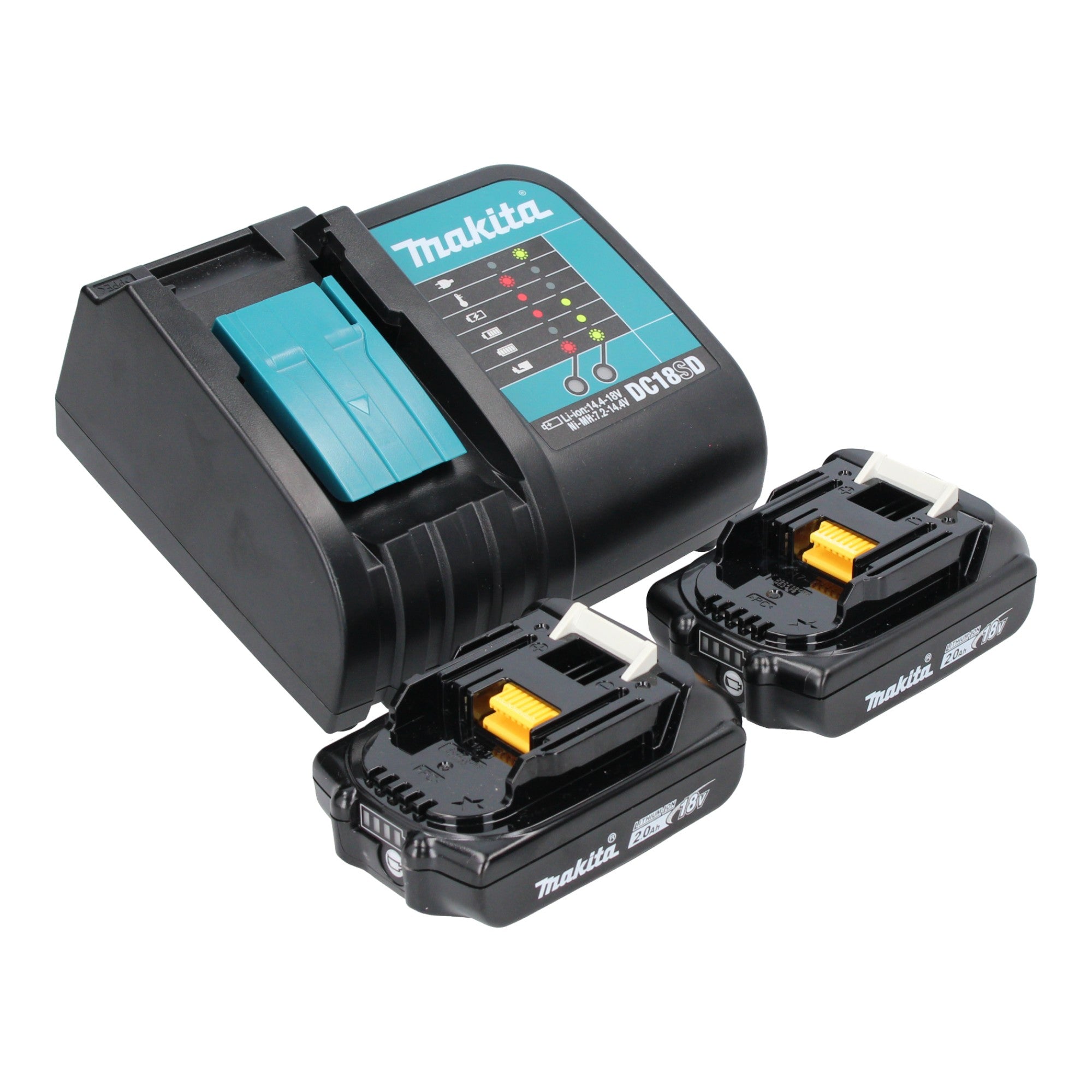 Makita DDF 083 SA Akku Bohrschrauber 18 V 40 Nm 1 4 Brushless 2x Akku 2 0 Ah Ladegeraet 2 - toolbrothers