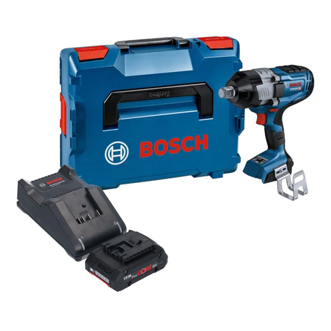 Bosch GDS 18V-1600 HC Professional cordless impact wrench 18 V 1600 Nm 3/4'' BITURBO Brushless + 1x ProCORE rechargeable battery 4.0 Ah + charger + L-Boxx