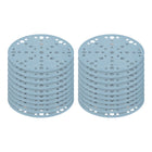 Festool STF D150/48 P220 GR/10 Disco de amolar granate 150 mm P220 20 piezas ( 2x 578137 ) para RO 150, ES 150, ETS 150, ETS EC 150, LEX 150, WTS 150, HSK-D 150