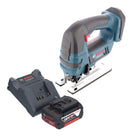 Bosch GST 18V-Li B Sierra de calar inalámbrica profesional 18 V + 1x batería 5,0 Ah + cargador