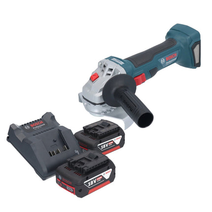 Bosch GWS 18V-7 Professional cordless angle grinder 18 V 125 mm brushless + 2x rechargeable battery 5.0 Ah + charger