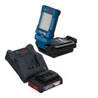 Bosch GLI 18V-800 Lámpara profesional con acumulador 18 V 800 lm + 1x acumulador 2,0 Ah + cargador