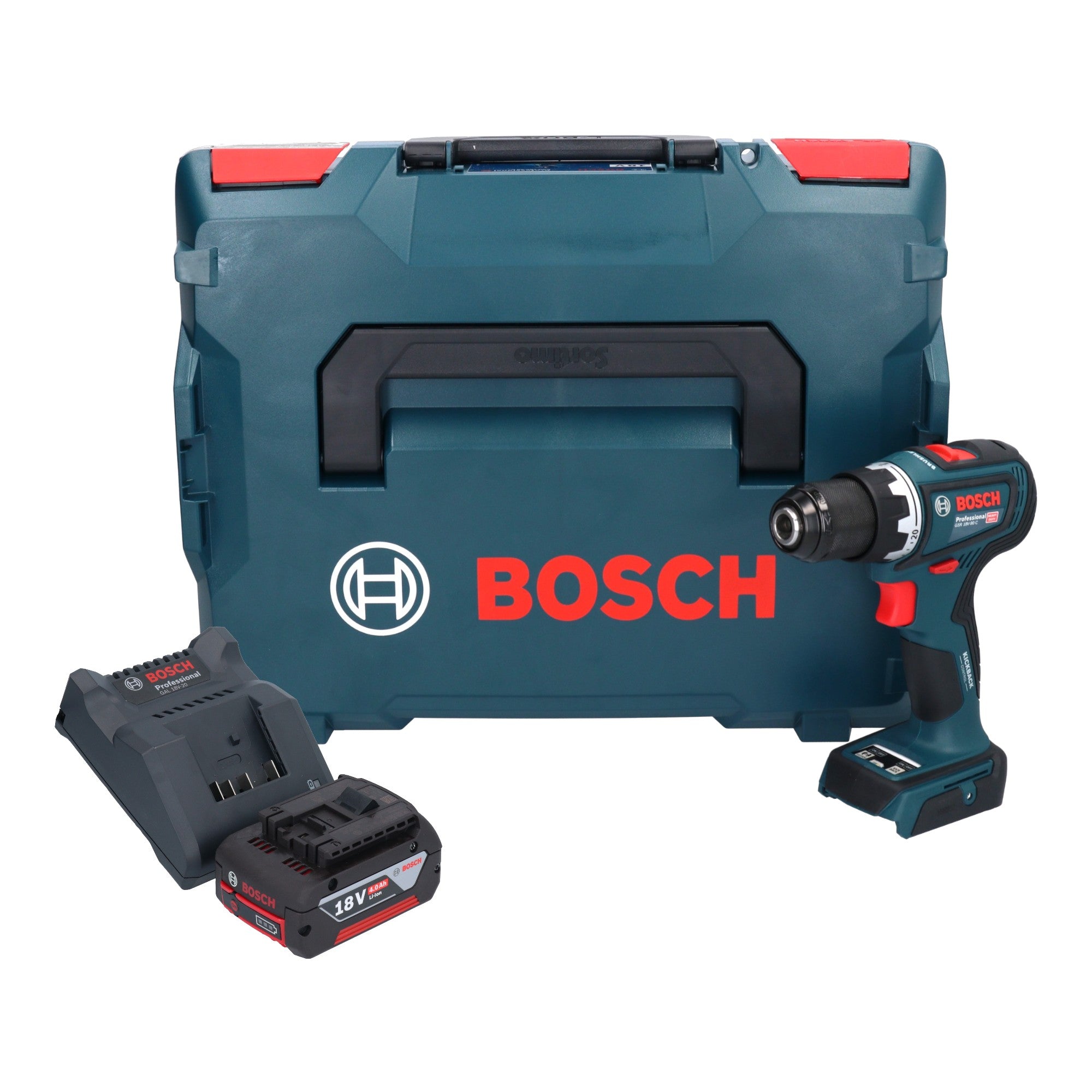 Bosch GSR 18V 90 C Professional Akku Bohrschrauber 18 V 64 Nm Brushless 1x Akku 4 0 Ah Ladegeraet L Boxx 0 - toolbrothers
