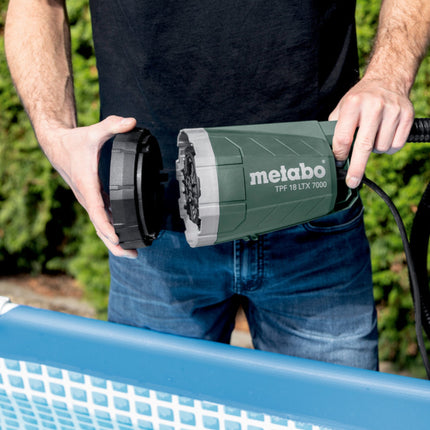 Bomba sumergible sin cable Metabo TPF 18 LTX 7000 18 V 7000 l/h 0,9 bar (601748850) + accesorios - sin batería, sin cargador