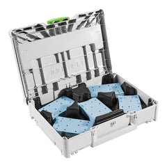 Festool SYS STF 80X133 GR Set Schleifmittel Set P60 P220 100 tlg 578194 fuer Schwingschleifer 80 x 133 mm Systainer 0 - toolbrothers