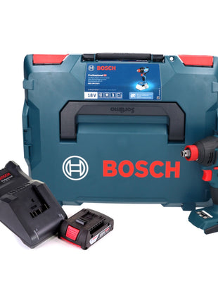 Bosch GDX 18V-210 C Atornillador de impacto giratorio a batería profesional 18 V 210 Nm sin escobillas + 1x batería 2,0 Ah + cargador + L-Boxx