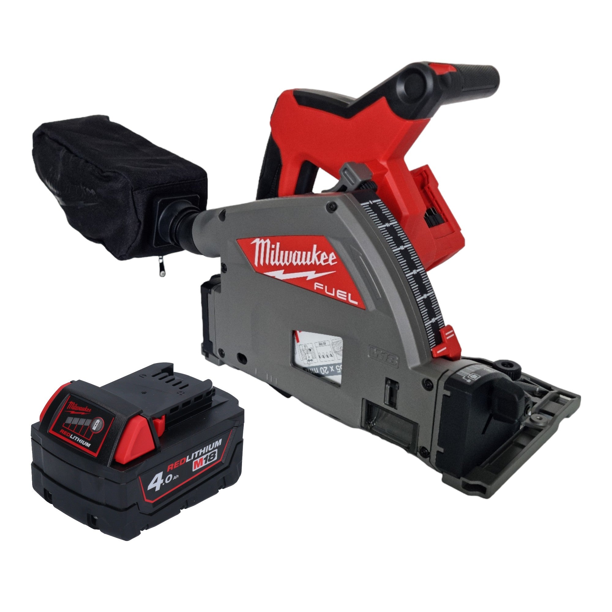 Milwaukee M18 FPS55 401 Akku Tauchsaege 18 V 165 mm Brushless 1x Akku 4 0 Ah ohne Ladegeraet 0 - toolbrothers