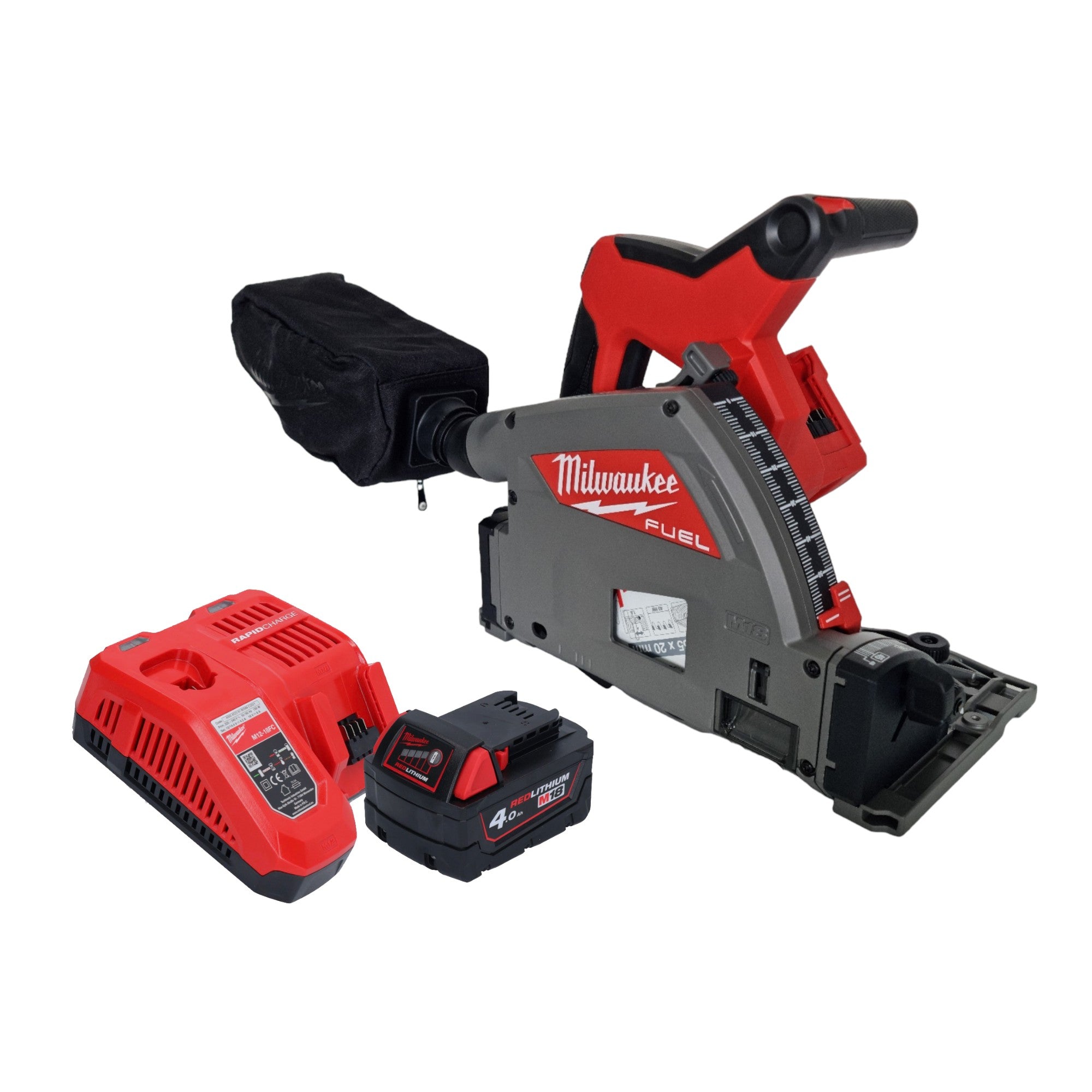Milwaukee M18 FPS55 401 Akku Tauchsaege 18 V 165 mm Brushless 1x Akku 4 0 Ah Ladegeraet 0 - toolbrothers