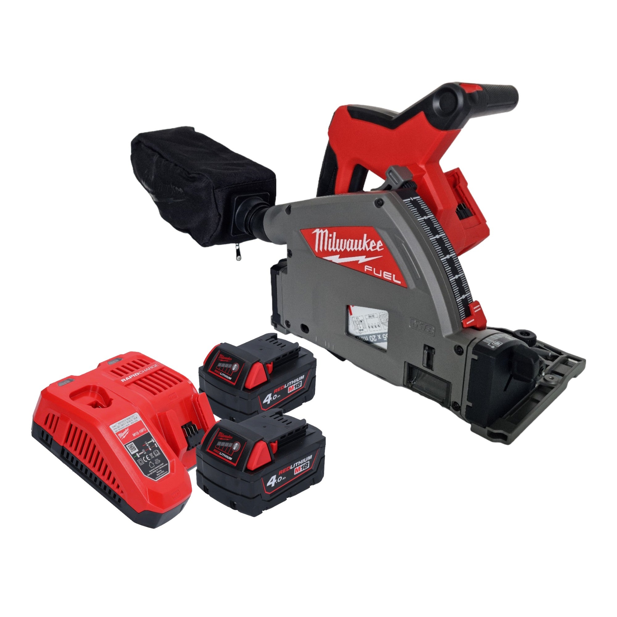 Milwaukee M18 FPS55 402 Akku Tauchsaege 18 V 165 mm Brushless 2x Akku 4 0 Ah Ladegeraet 0 - toolbrothers