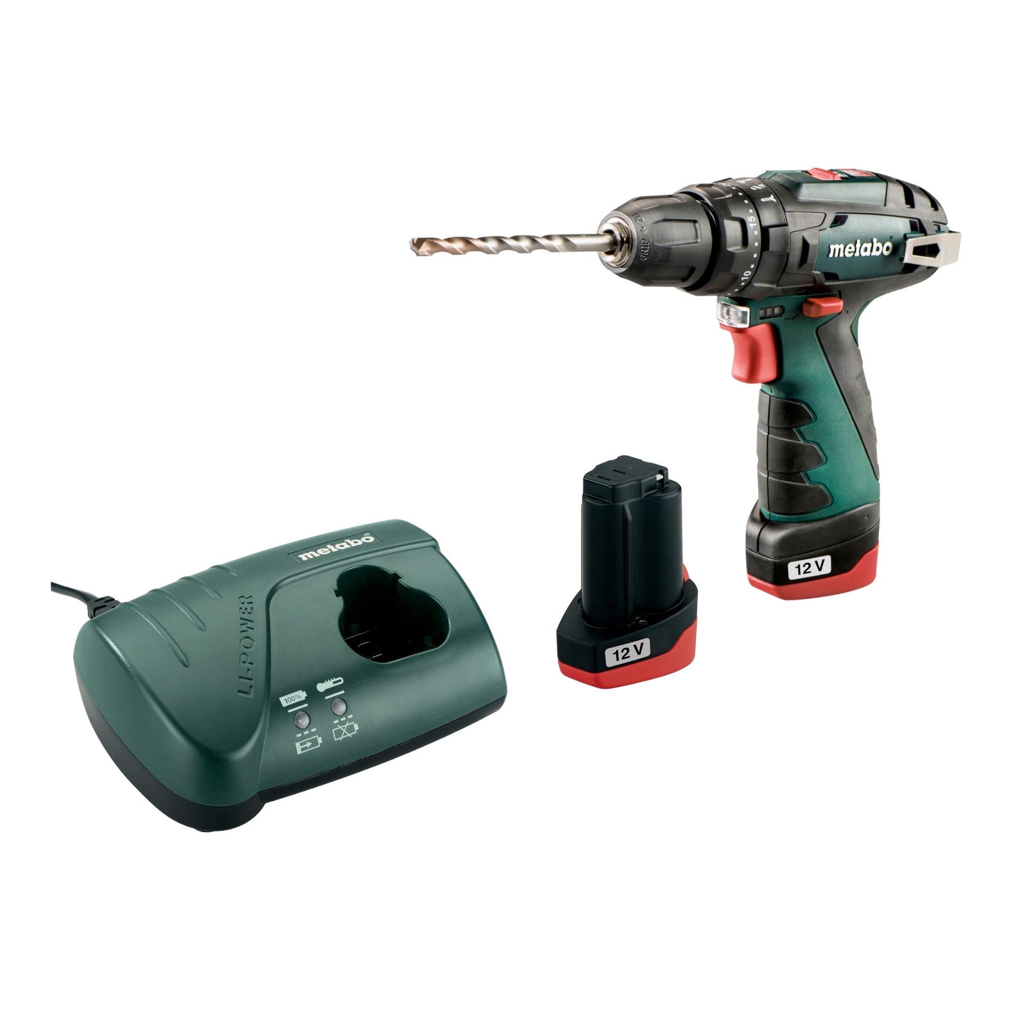 Metabo PowerMaxx SB Basic Akku Schlagbohrschrauber 12 V 34 Nm 600385500 2x Akku 2 0 Ah Ladegeraet Koffer 0 - toolbrothers