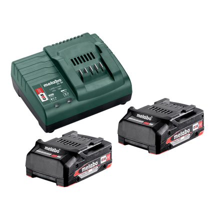 Metabo BS 18 L BL akumulatorowa wiertarko-wkrętarka 18 V 60 Nm bezszczotkowa ( 602326500 ) + 2x akumulator 2,0 Ah + ładowarka + metabox