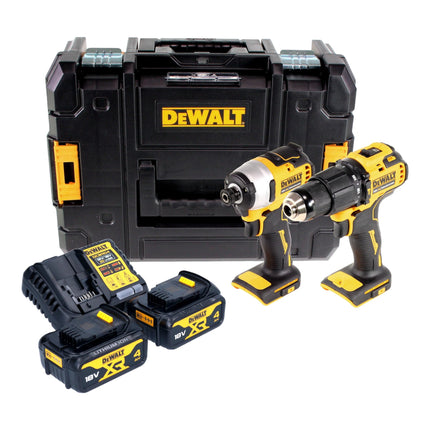 DeWalt DCK 2062 M2T Akku Kombopack 18 V DCD 709 Schlagbohrschrauber DCF 809 Schlagschrauber 2x Akku 4 0 Ah Ladegeraet TSTAK 0 - toolbrothers