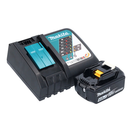 Makita DHR 202 RM1W Marteau perforateur sans fil 18 V 20 mm 2,0 J blanc + 1x batterie 4,0 Ah + chargeur + coffret