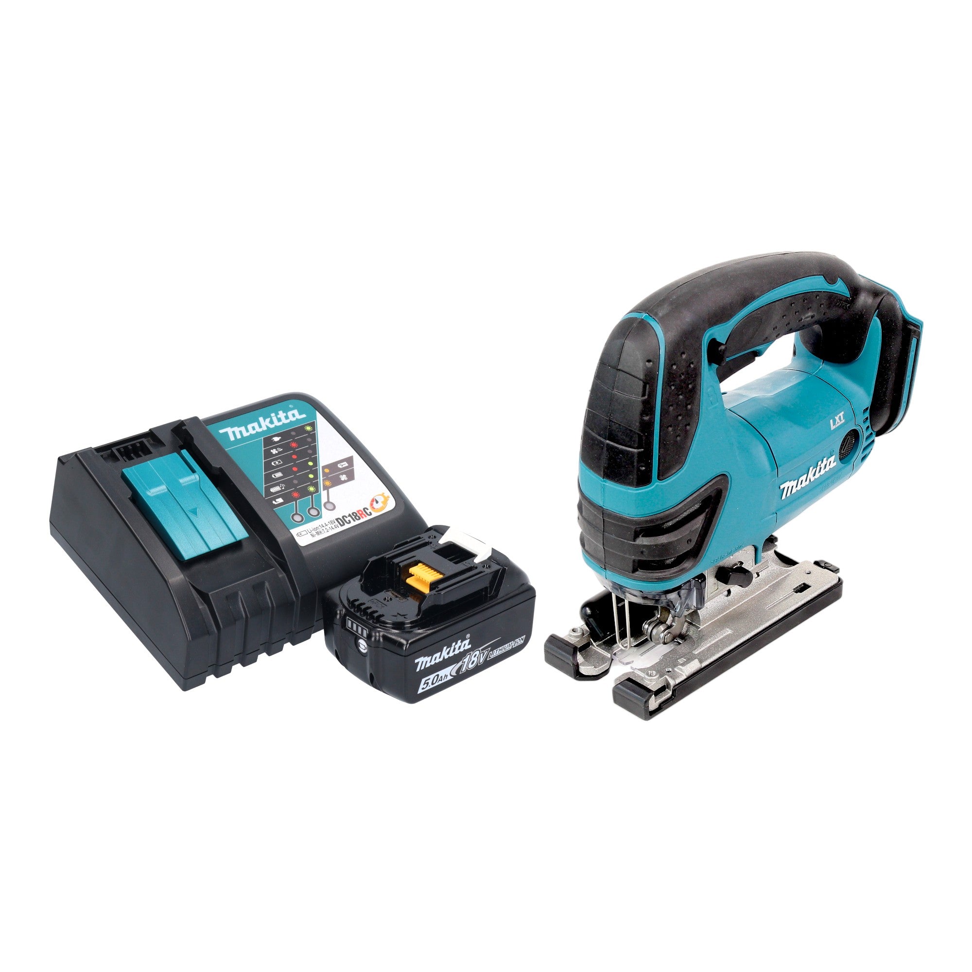 Makita DJV 180 RT1X Akku Stichsaege 18 V 135 mm 1x Akku 5 0 Ah Ladegeraet 0 - toolbrothers