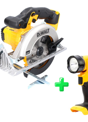 DeWalt DCS 391 N cordless circular saw 18 V 165 mm + saw blade + DeWalt DCL 040 18V XR Li-Ion cordless lamp