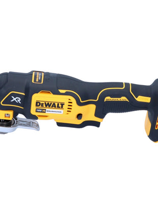 Multiherramienta oscilador a batería DeWalt DCS 355 N 18 V sin escobillas + set de accesorios 29 piezas + lámpara de batería DeWalt DCL 040 18V XR Li-Ion