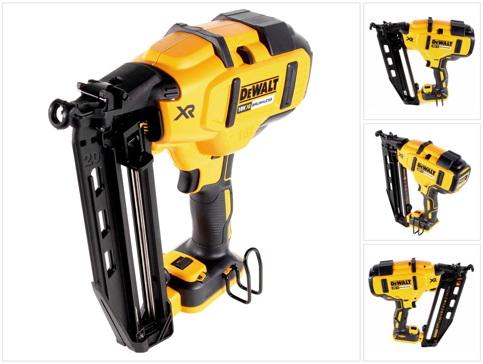 DeWalt DCN 660 N Akku Nagler 18V 32 63mm Brushless Solo DeWalt DCL 040 18V XR Li Ion Akku Lampe 0 - toolbrothers