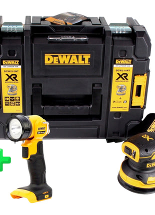 DeWalt DCW 210 NT Levigatrice orbitale a batteria 18V / 125mm Brushless in valigetta TSTAK - senza batteria, senza caricabatterie