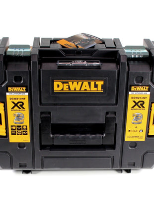 DeWalt DCW 210 NT Akku Exzenterschleifer 18V 125mm Brushless Solo + TSTAK + DeWalt DCL 040 18V XR Li-Ion Akku Lampe